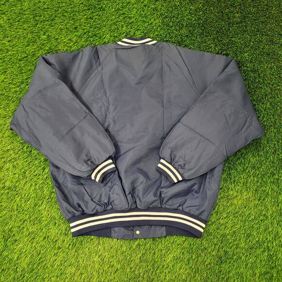 Vintage Michigan-Dairy Bomber Jacket XL 26x26 Hartwell Crop - Picture 2 of 16